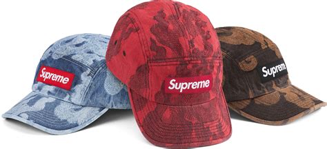 supreme coated denim hats.